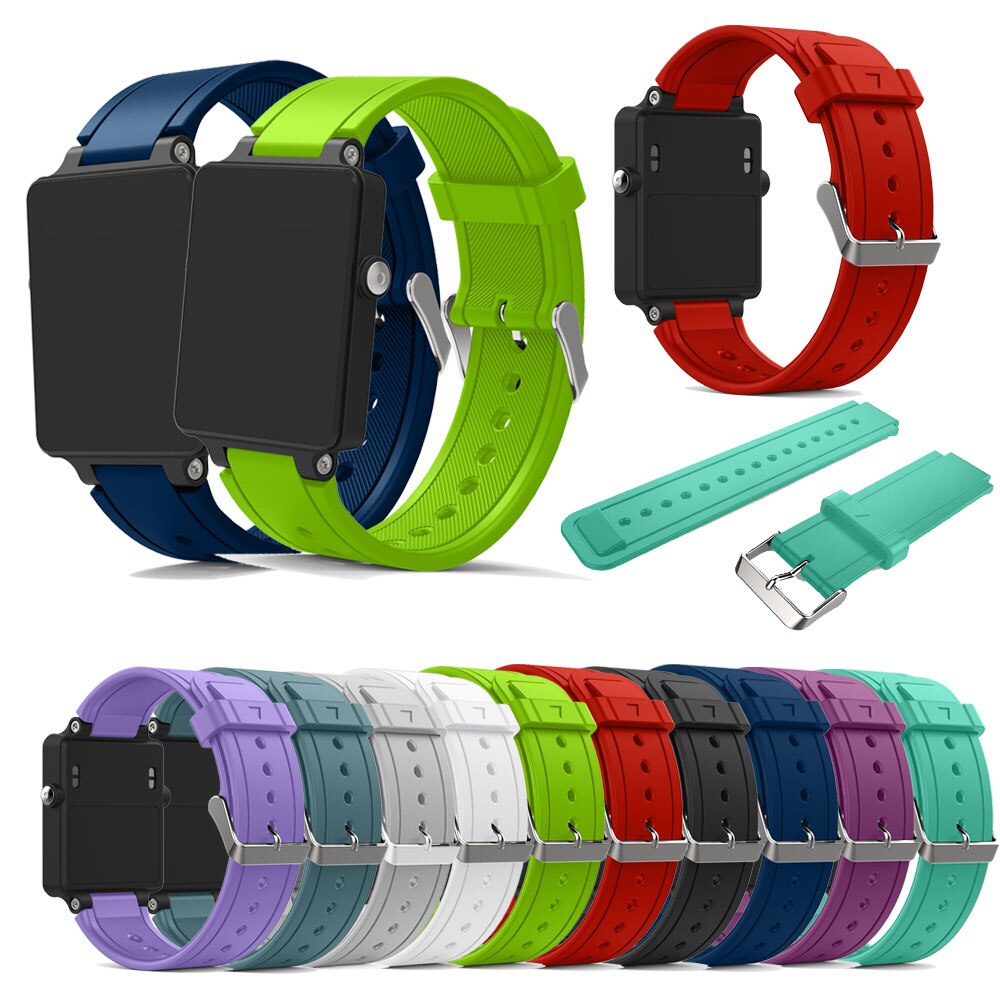 Siliconen Sport Armband Horloge Band Voor Garmin Vivoactive Acetaat Aanpak S2 S4 Gps Smart Horlogeband Vervanging Pols Bandjes