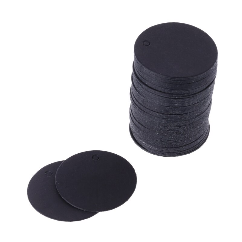 Étiquettes volantes en papier Kraft vierge, 100 pièces, pour de mariage, carte , 3.5cm, ,