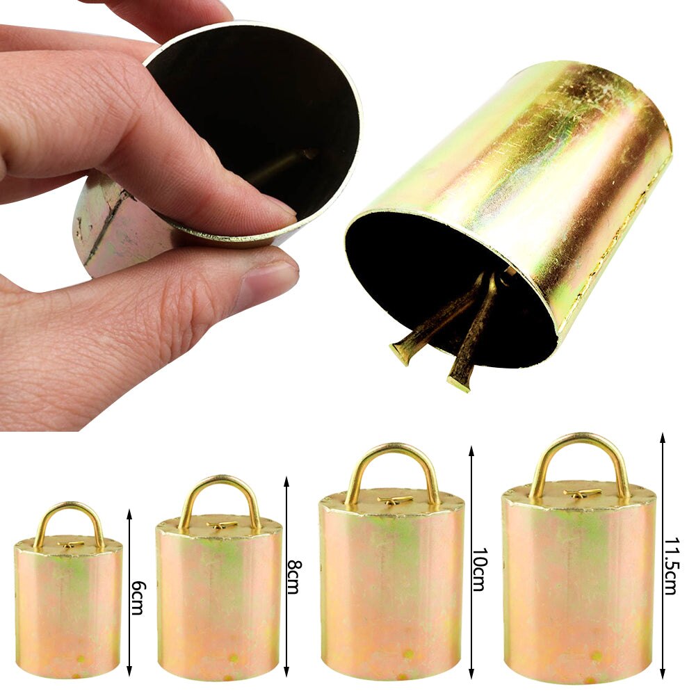 Catle Sheep Grazing Bells Cow Horse Goat Anti Lost Metal Bell Anti Theft Louder Bell Livestock Equipment Farm Animal Supplies
