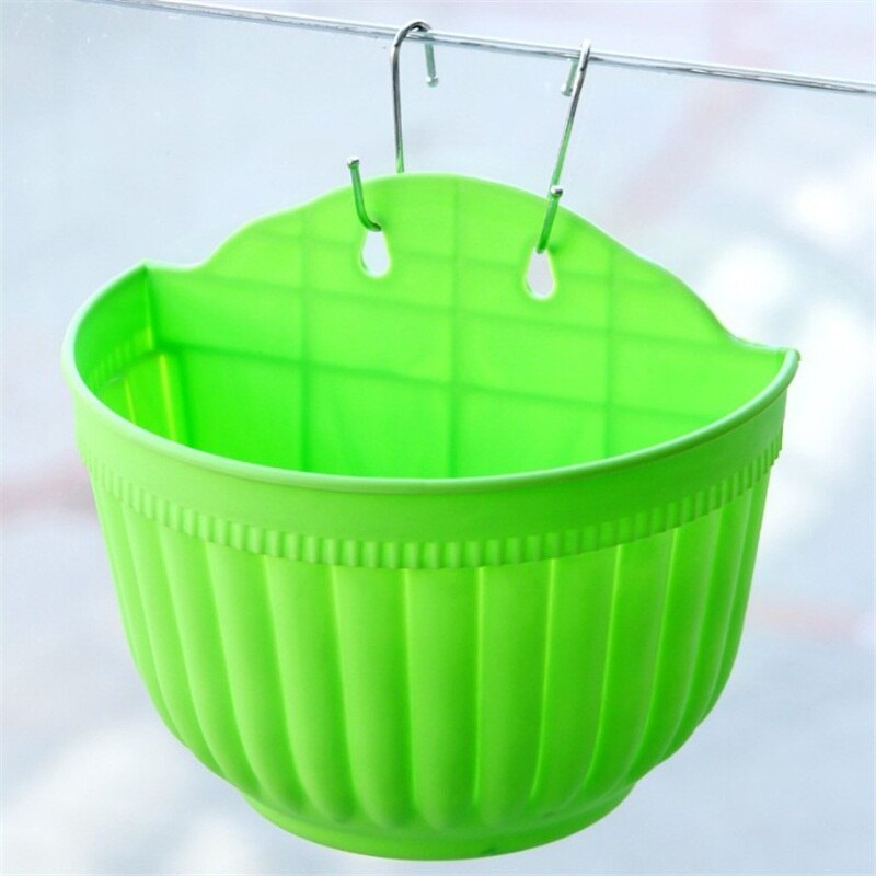 DIY Garden Hanging Planters Wall Baskets Pot Hanging Basket Flower Pot Plastic Flower Pots