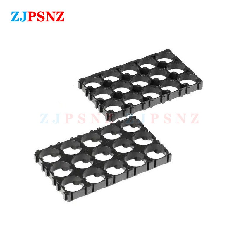 10Pc 18650 21700 26650 32650 12345 Battery Spacer Radiating Holder Bracket 1/2/3P li-ion Battery Holder Bracket Cylindrical Hold