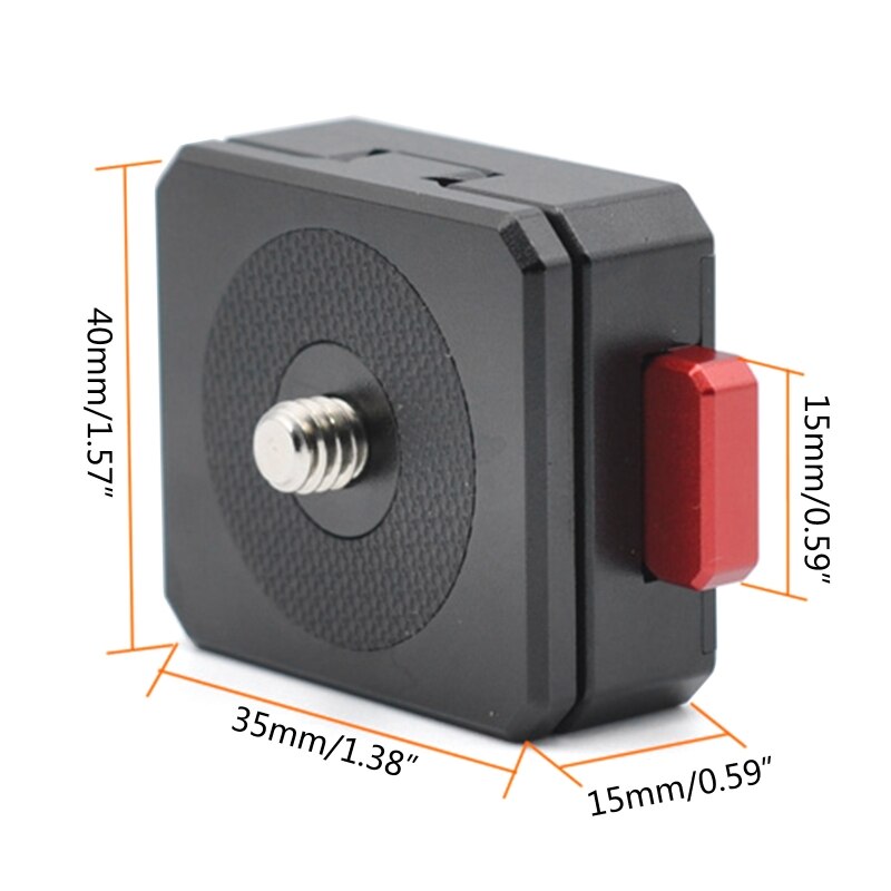 V-mount-akkuadapter, stativbefestigung, schnellwechselplatte für v-mount-akkus