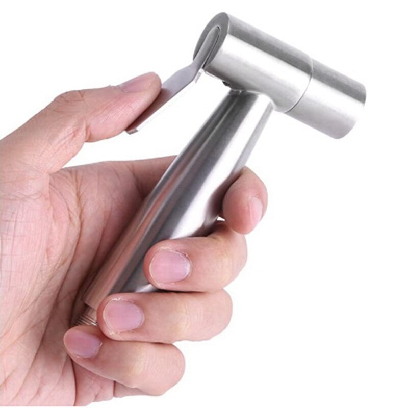 Rvs Handheld Bidet Sproeier Badkamer Douche Water Sproeikop
