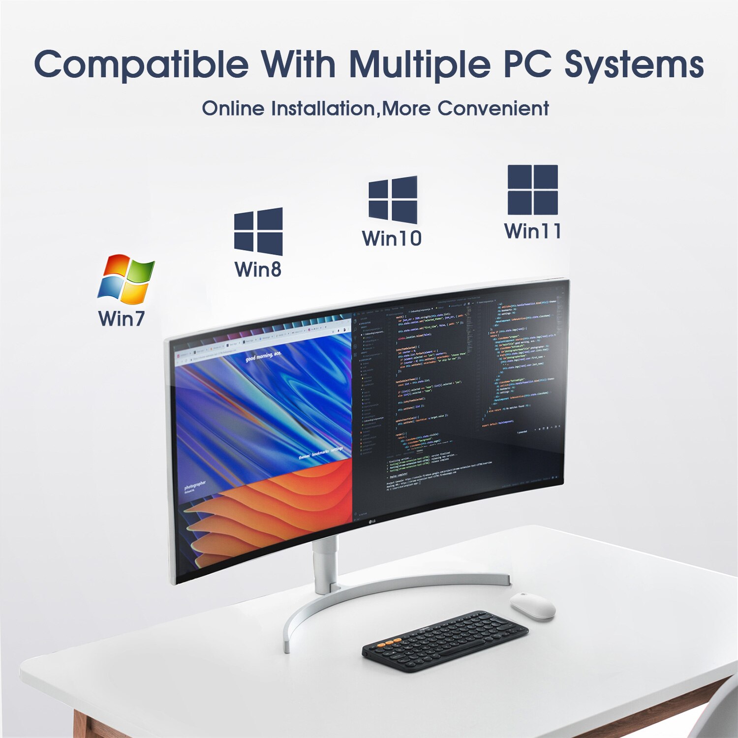 Free Driver USB Bluetooth 5.1 Adapter Bluetooth Receiver Transmitter 2 in 1 for PC Support Windows 10/7/11 Dongle for Headsets