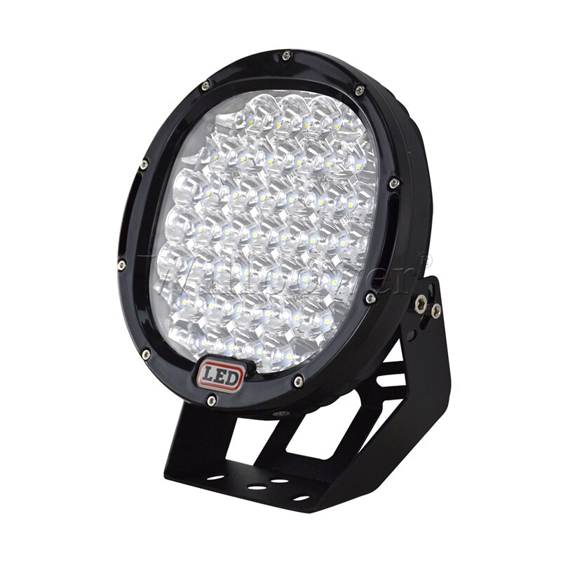 Faros delanteros redondos para coche, focos de 9 pulgadas para camioneta todoterreno, luz LED antiniebla, para Ford JK Jeep Wrangler Chevy 4runner 4x4, 1 Uds.: Model A Black 1pcs