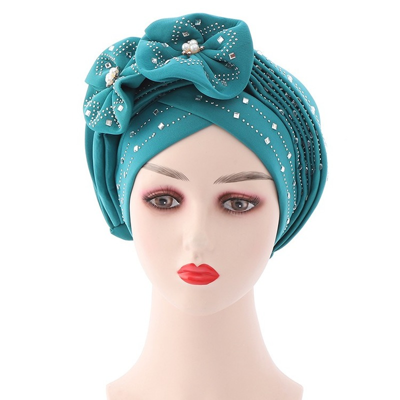 foulard femme africaine chapeau africain femme chapeau femme Bonnets pour Les Femmes Déjà Automatique Gele Hijab Aso Ebi Tête Écharpe Bandeaux Turban Chapeau pour Les Femmes Africaines Automatique Gele Aso Oke