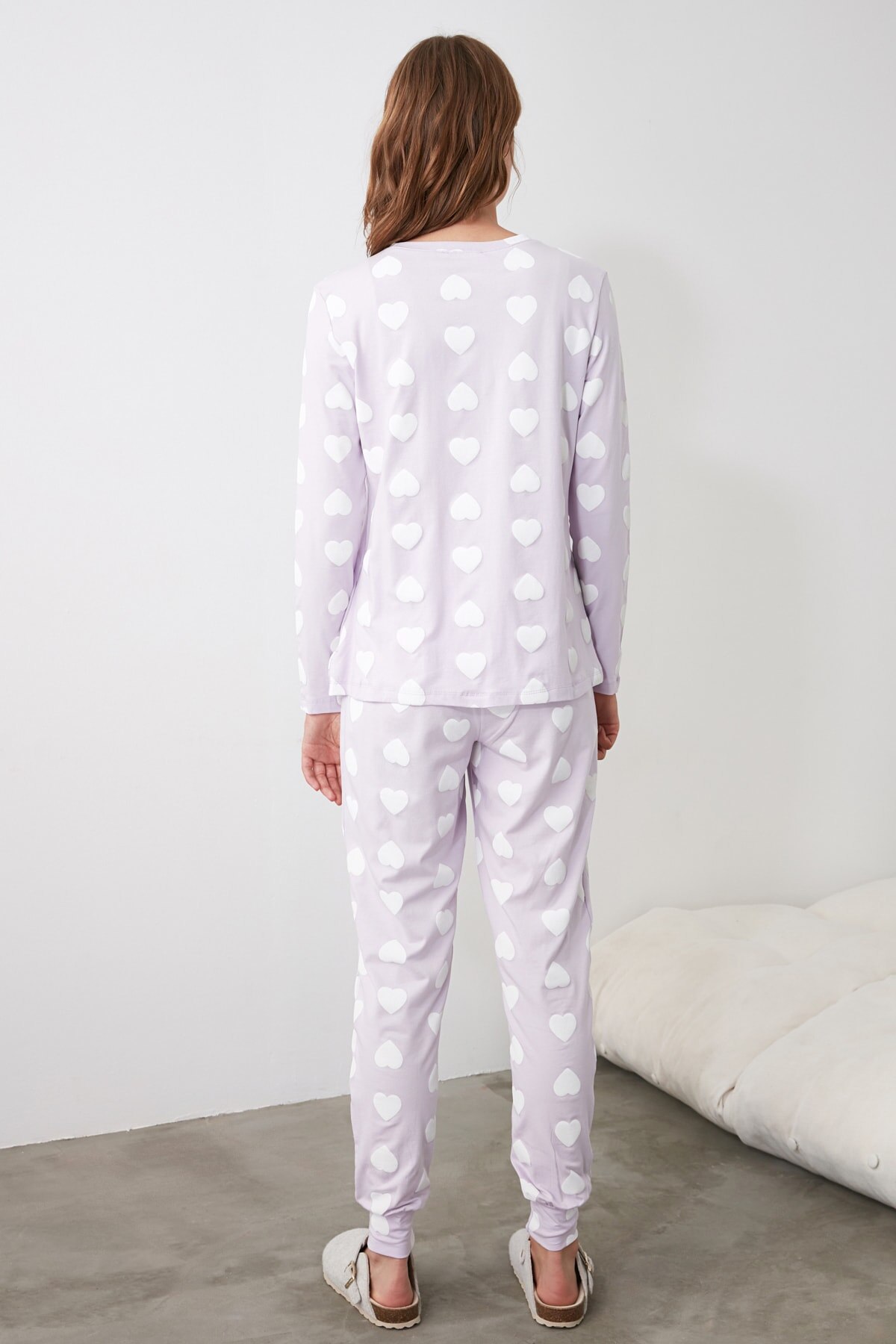 Trendyol Tagline Knitted Pajamas Set THMAW21PT0296