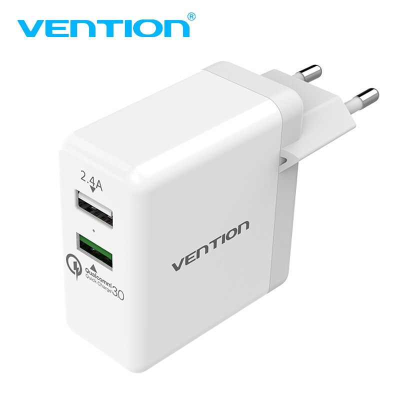 Ventie Quick Charger 3.0 Usb Fast Charger 3.0 + 2.4A Dual Poorten Power Adapter Voor Samsung Xiaomi Htc Google QC3.0 wall Charger: Default Title