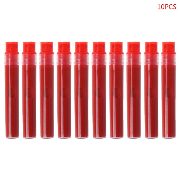 10pcs Replacement Refills for Whiteboard Marker Pen White Board Dry-Erase Pens School Supplies Stationery X3UE: R