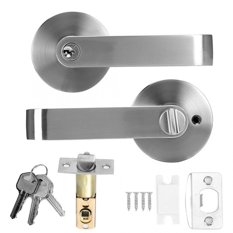 Indoor Modern Handle Door Lock Single Bolt Universal Door Entrance Lever Home Security Lock