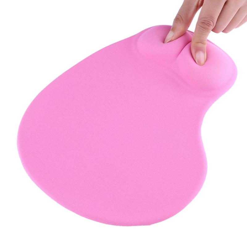 Maus Pads 3D Mit Handgelenk Rest Unterstützung Maus Pad Silikon Gel Hand PU Anti-Unterhose Hand Kissen Speicher Baumwolle Spielen Maus Pad matt