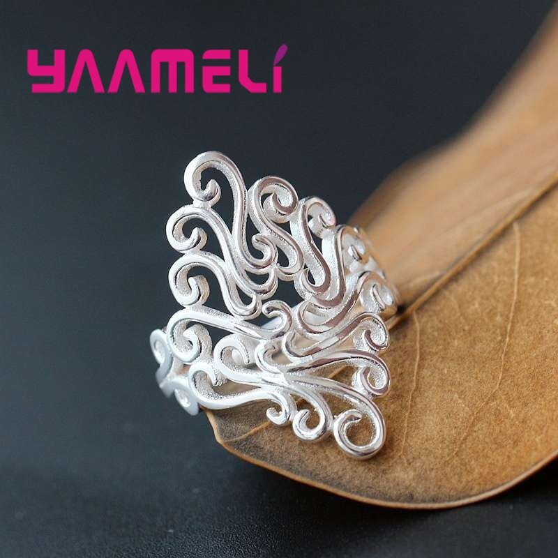 Bague élégante pour femmes, en argent Sterling 925, bijoux exquis, timbre fin, à la , de mariage/anniversaire
