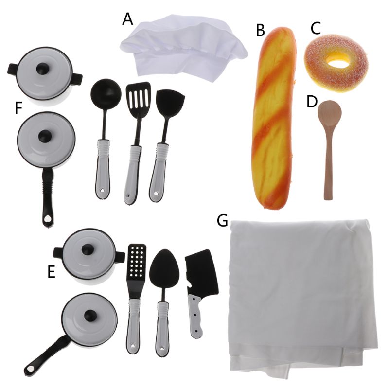 Baby Photography Props Little Chef Hat White Stretch Wrap Little Cook Props Newborn Photography Accessories