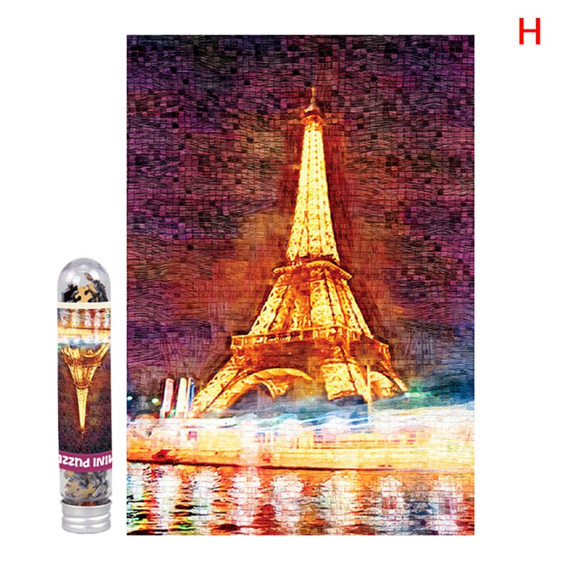 12 arten Puzzle Landschaft Öl Malerei Chinesische Malerei Jigsaw Mini Reagenzglas Paket Pädagogisches Spielzeug Für Erwachsene Und Kinder 150pcs: H