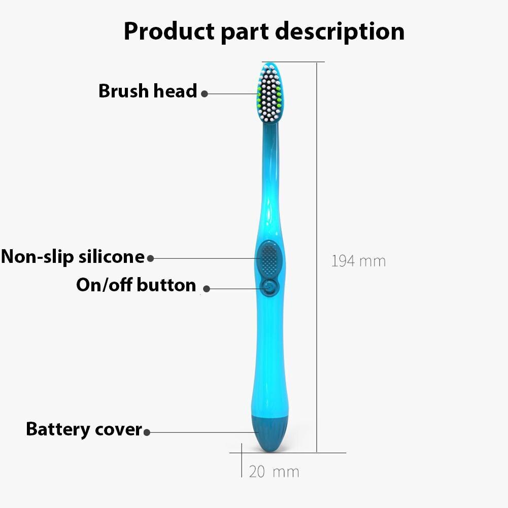 Electric Toothbrush Cross Action Dual Rotation Vibration Adult Rechargeable Waterproof Toothbrush With Soft Brush