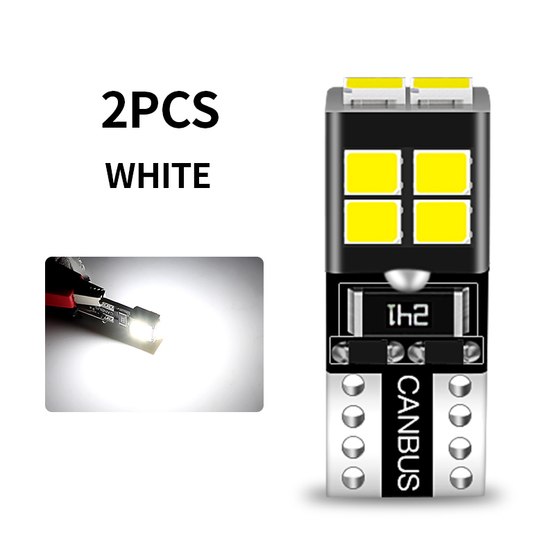 2x bombilla LED de luz de liquidación W5W T10 para Renault Avantime Alaskan Captur Dokker Duster Espace 3 4 Fluence Grand Scenic Modus: Blanco