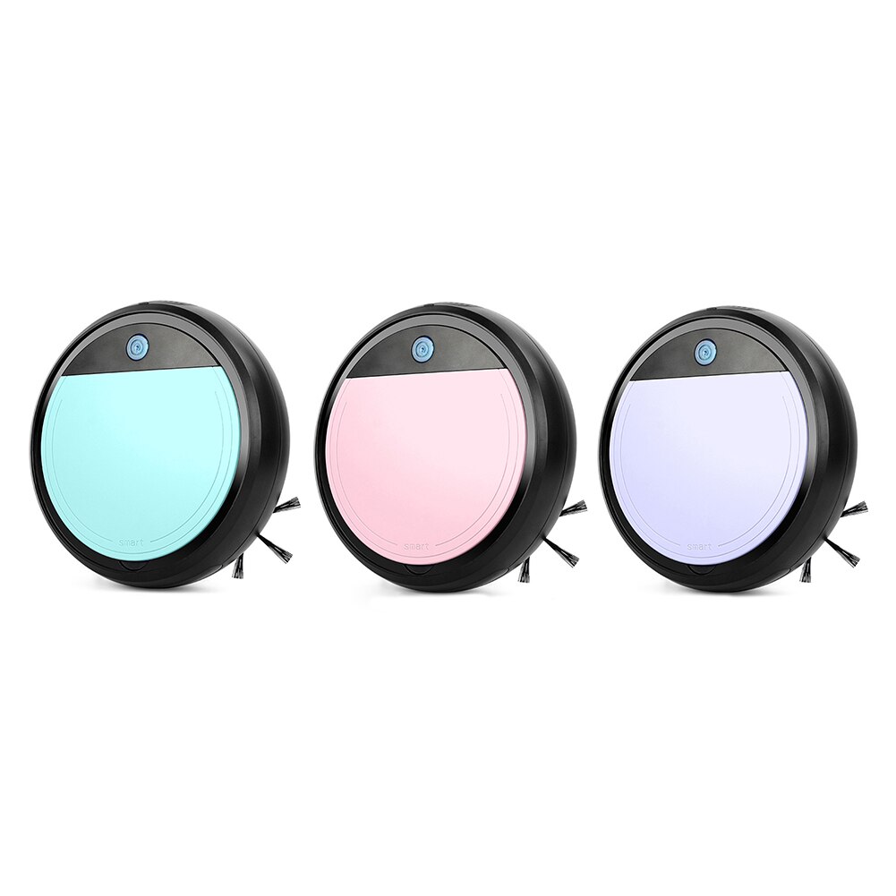 1200ma automatiska smarta starka sug dammsugare sopmaskin usb uppladdningsbar rengöringsrobot hem lata smart dammsugare