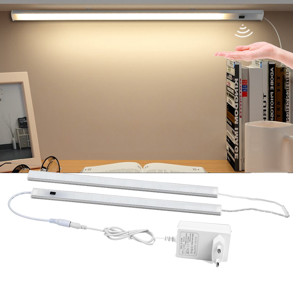30CM /40CM /50CM LED Light Bar Tube Desk Lamp LED Under Bookshelf Light Reading Study Table Lamps DC12V Night Light