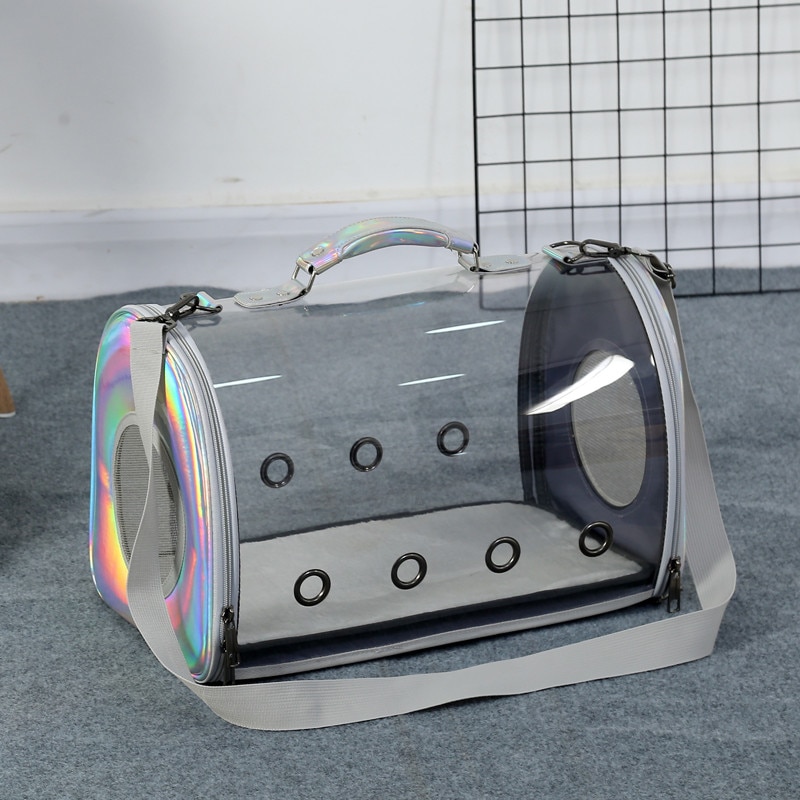 Kattenbakvulling Kitty Cat Carrier Box Travelling Transparante Pet Bag Pack Grote Kat Carrier Pouch Gaiola Para Gatos Kleine Tas Huisdier KK60MX