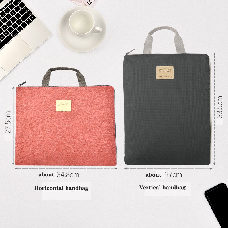 A4 Large-capacity Student Test Paper Folder Business Information Organ Bag Storage Bag School Classification Office File Bag
