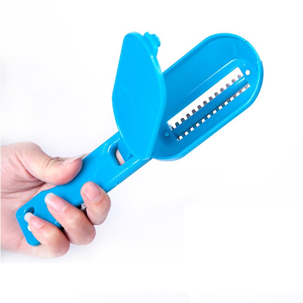 1Pcs Cleaning Schubben Tool Met Mes Schrapen Schubben Multifunctionele Vis Doden Gadget Keuken Koken Accessoires