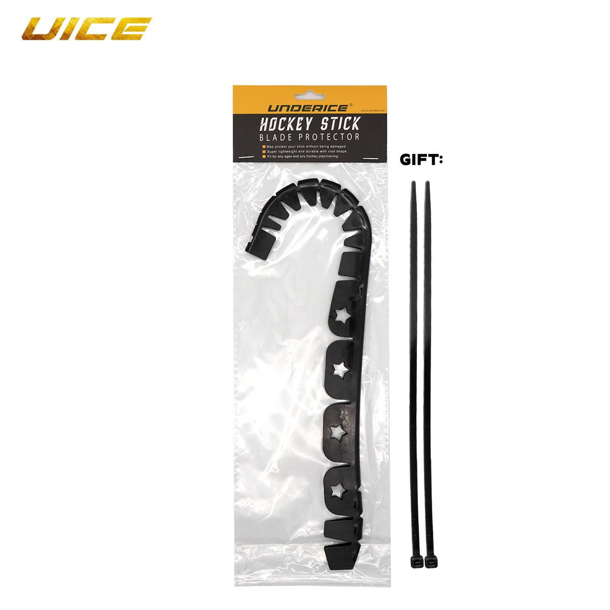 Hockeystickbladbeschermer, ijshockeysticktape voor training, pp-materiaal, hockeystickaccessoires: Lichtgrijs
