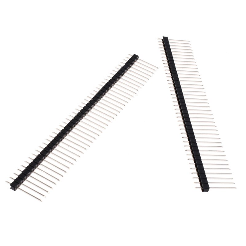10PCS/Lot 2mm 40 Pin Male Single Row Pin Header Strip 1*40P 2.0mm11-20mm male pin header copper connector: 20MM 2.0