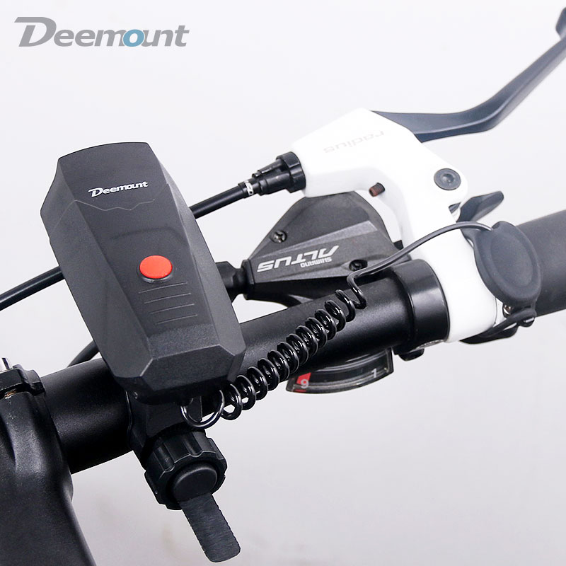 Bycicle ABS Plastic Cycling Electronic Horns Bike Handlebar Ring Bell Horn Loud Air Alarm Bell Sound 120db Bicycle Horn Safe