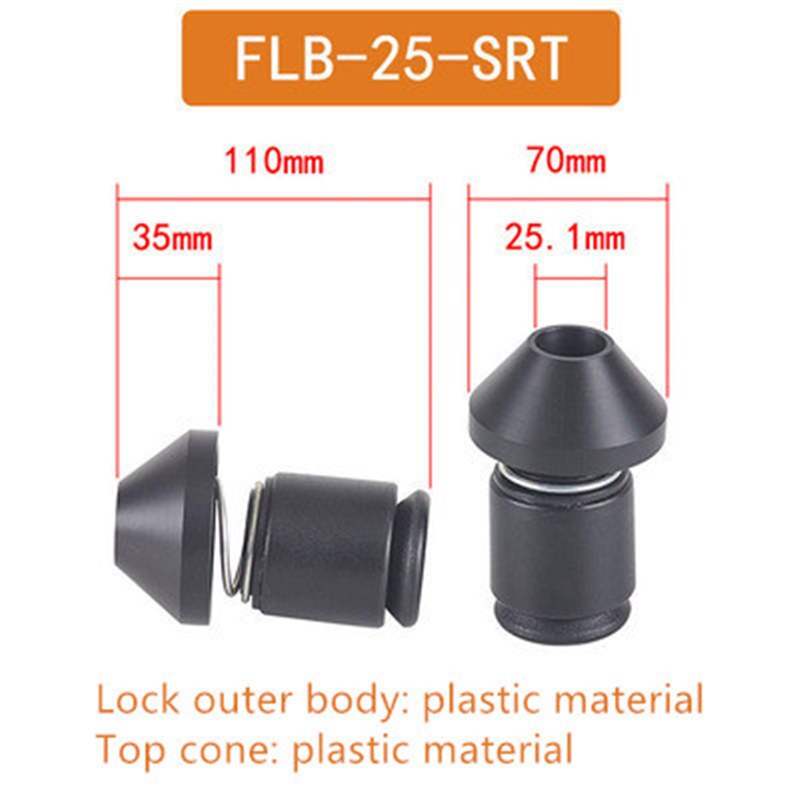 FLB-SRT FLB-SMT Optische As Fast Lock Spindel Lock Top Kegel Hoofd Chuck Vergrendeling Pay-Off Frame Klemm-und Spannelemente