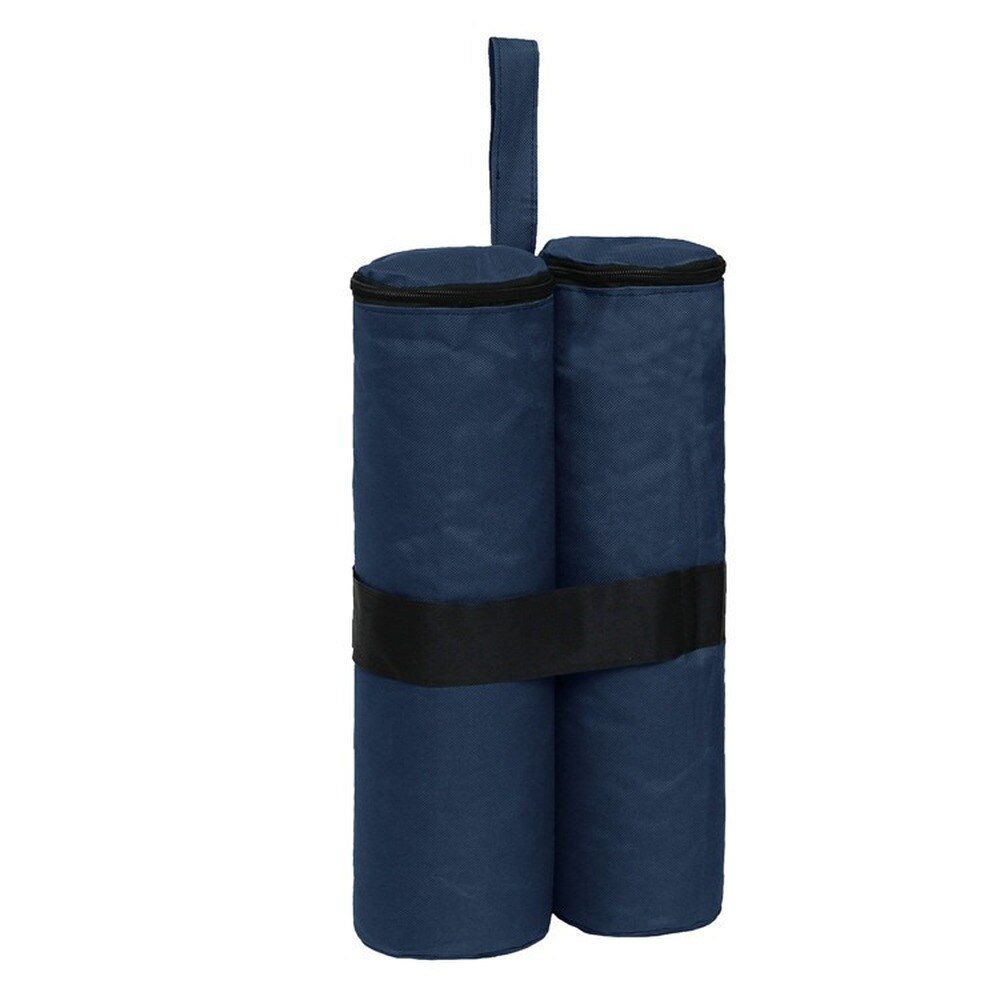 Tent Sandbag Outdoor Canopy Beach Umbrellas for Sand Sunshade Shades Wind-proof Rainstorm Sandbags Awning Hardware: dark blue