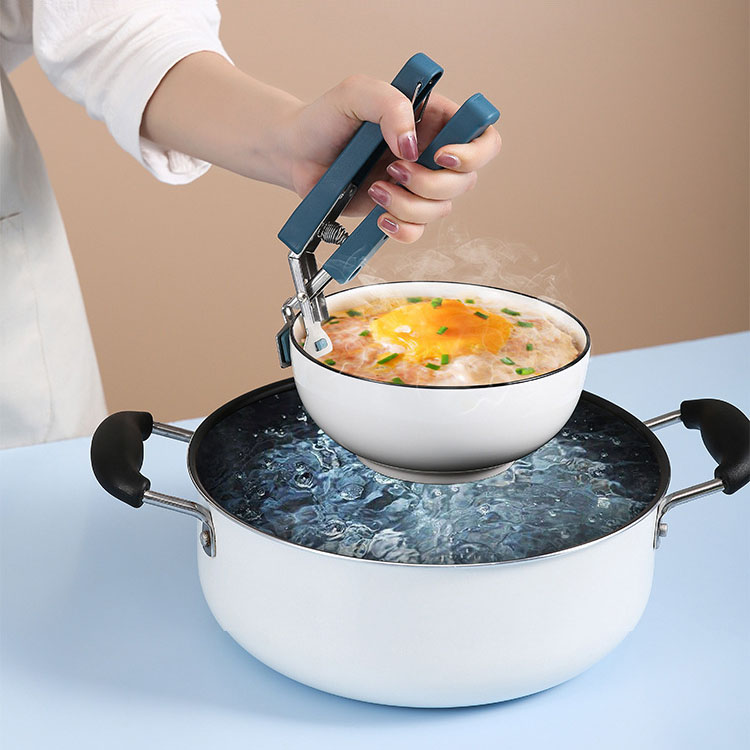 Hittebestendige Kom Houder Schotel Klem Pot Pan Grijper Clip Anti-Brandwonden Opvouwbare Kom Clip Tang Keuken Gereedschap Accessoires item