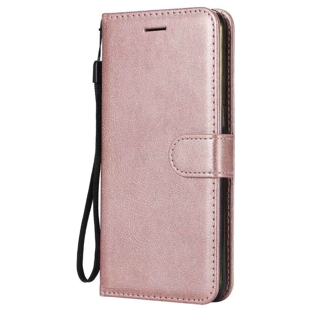 Leather Flip Cases for Huawei Y6 Pro SLA-L22 SLA-L02 Phone Cover Book House for Huawei Y6Pro SLA L22 L02 Full housings: Pink