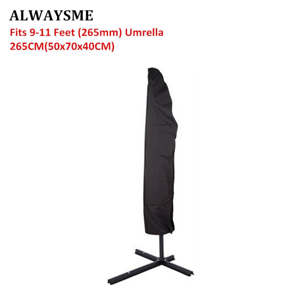 Waterproof Outdoor Parasol Cantilever Rain Cover Outdoor Garden Patio Windproof Sunshade Protection Umbrella Cover