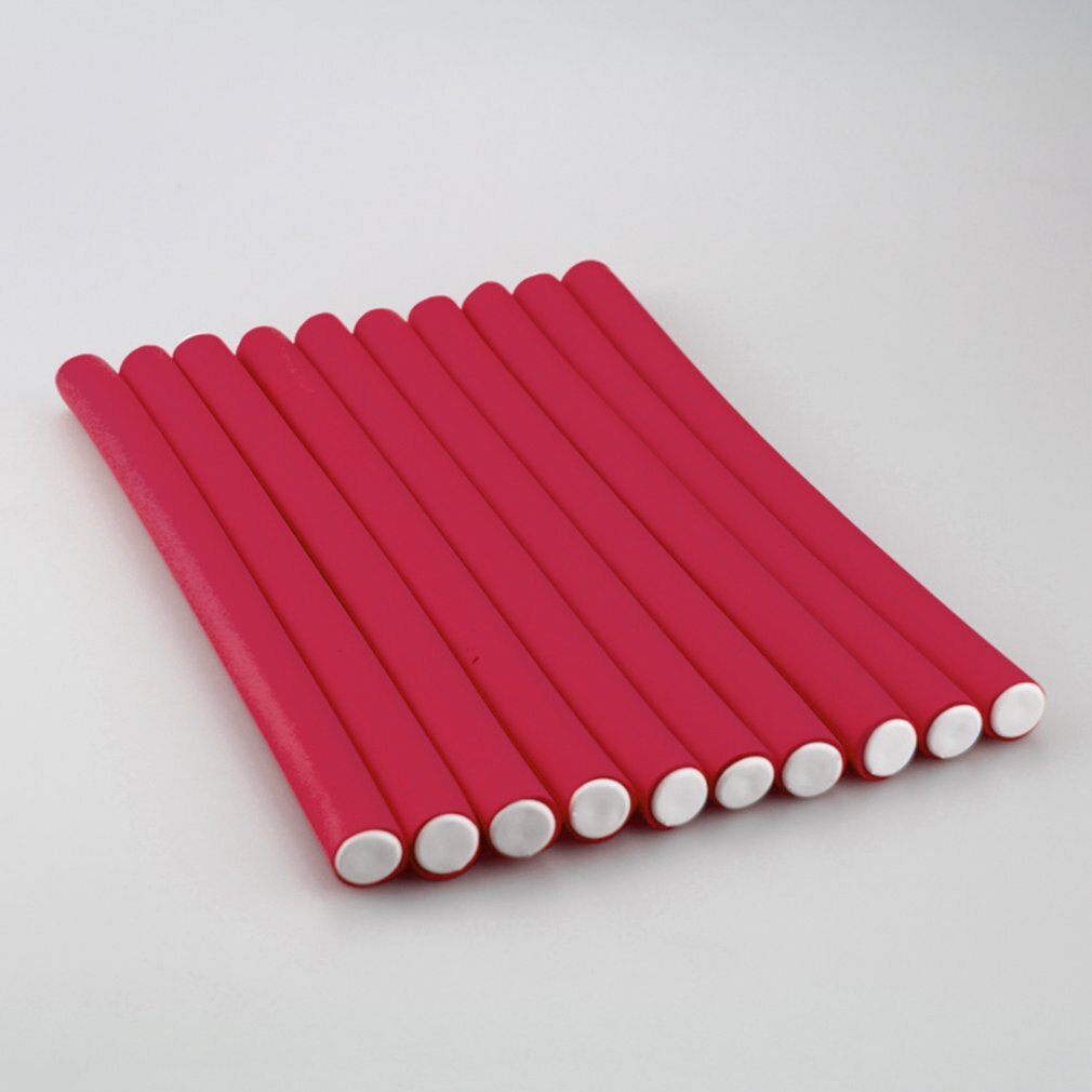 10 stuks/set zachte haarkrultang rollers krul haar buigzame rollers diy magische haarkrultangen styling rollers parelkatoen haarkrultang