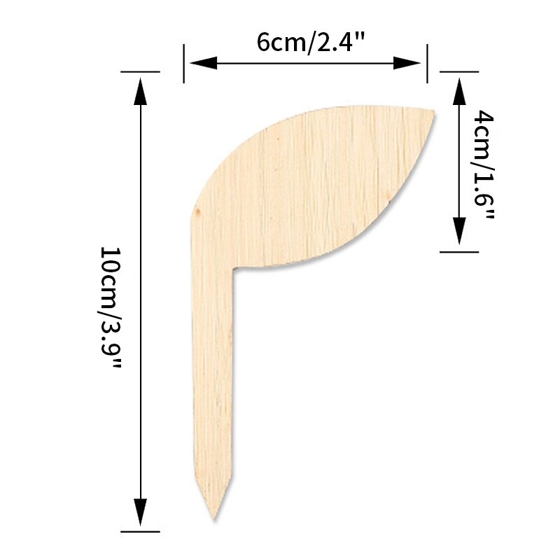 Plant Tags Bamboe Plant Markers Kwekerij Labels T Type Plant Markers Bonsai Label Tuin Bloemen Gereedschappen Plant Label 10 stuks: S7 Plant Labels
