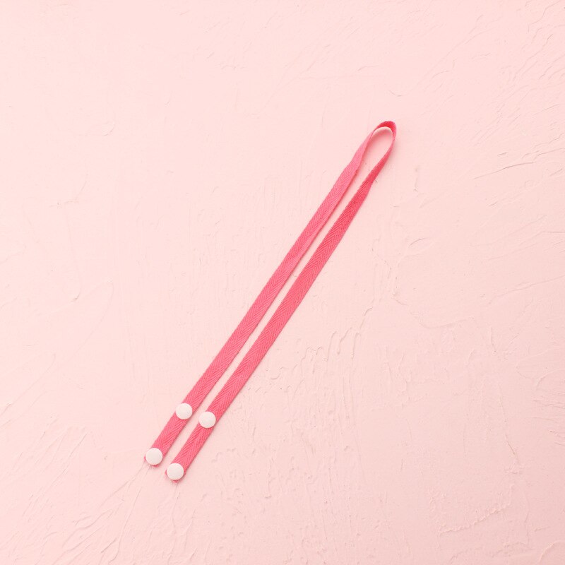Cuerda colgante para mascarilla, cordón de Color sólido para máscara facial, soporte de cadena sin huellas para colgar en la oreja, para exteriores, para niños y adultos: 17
