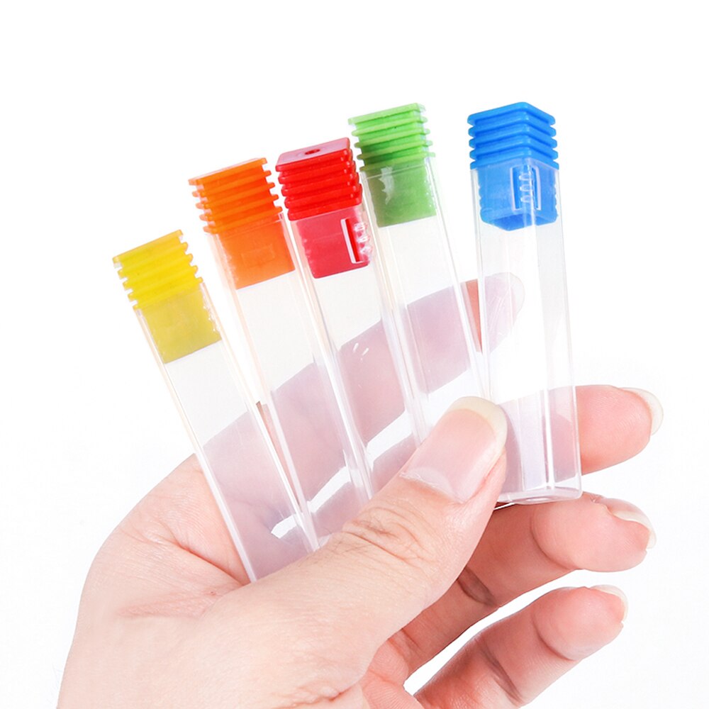 STZ-caja de almacenamiento transparente para broca de uñas, contenedor vacío, cortador de fresado, caja vacía, accesorio de acrílico para uñas #884, 5 uds.