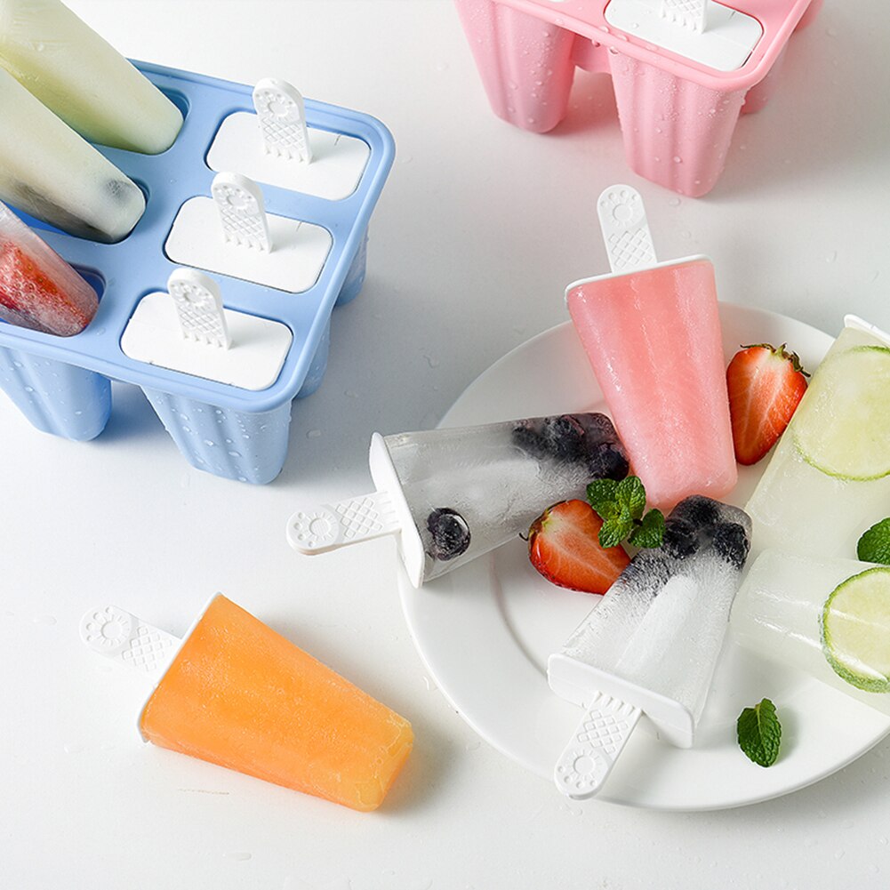 Silicone Ice Cream Mold Popsicle DIY Homemade Dessert Freezer Fruit Juice Kids Food Grade Lolly Mould DIY Ice Cream Maker