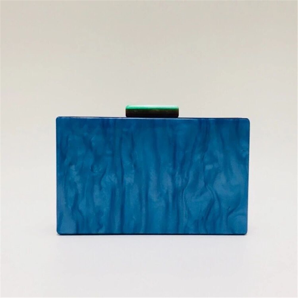 Brand Acryl Avondtassen Luxe Vrouwen Multi-color Patchwork Clutch Purse Lady Dress Party Prom Wedding Handtas