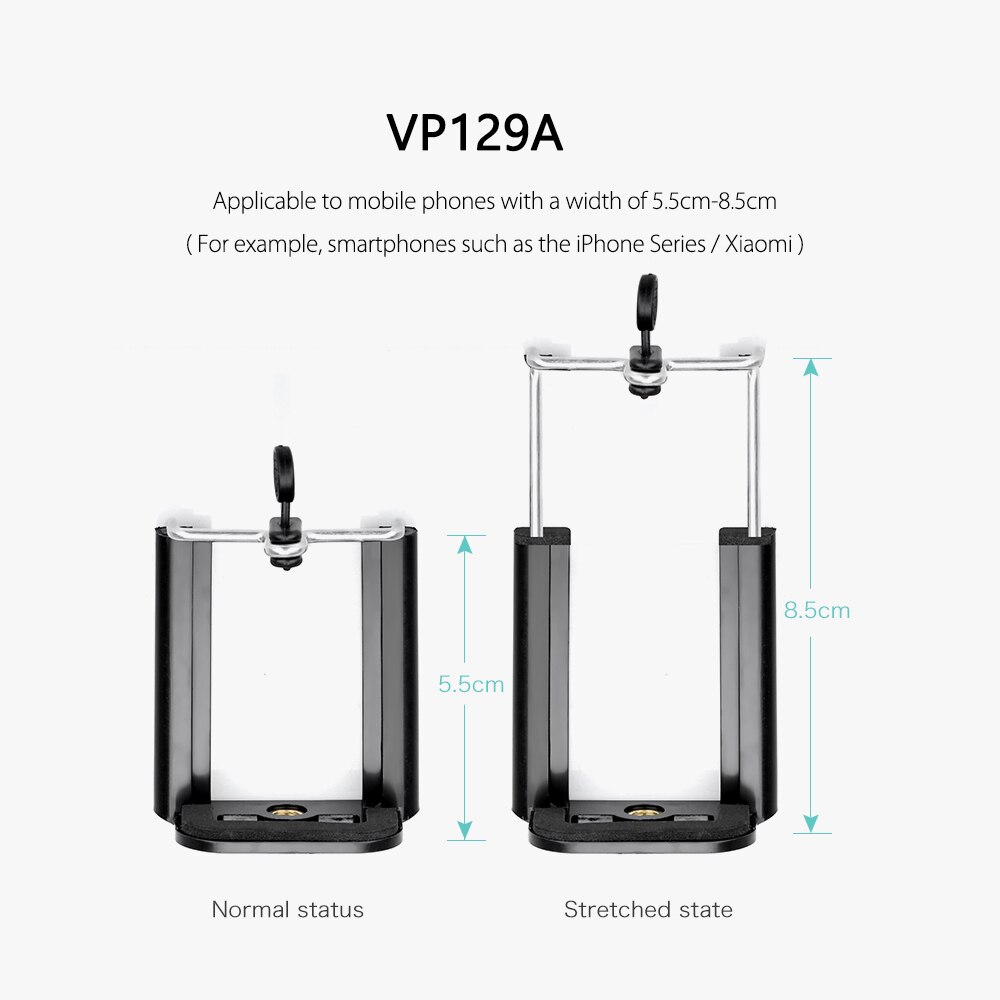 Vamson Universal- praktisch Halfter Adapter für Clever telefon kamera mobilen stativ halterung Clip zubehör Stand-allein VP129