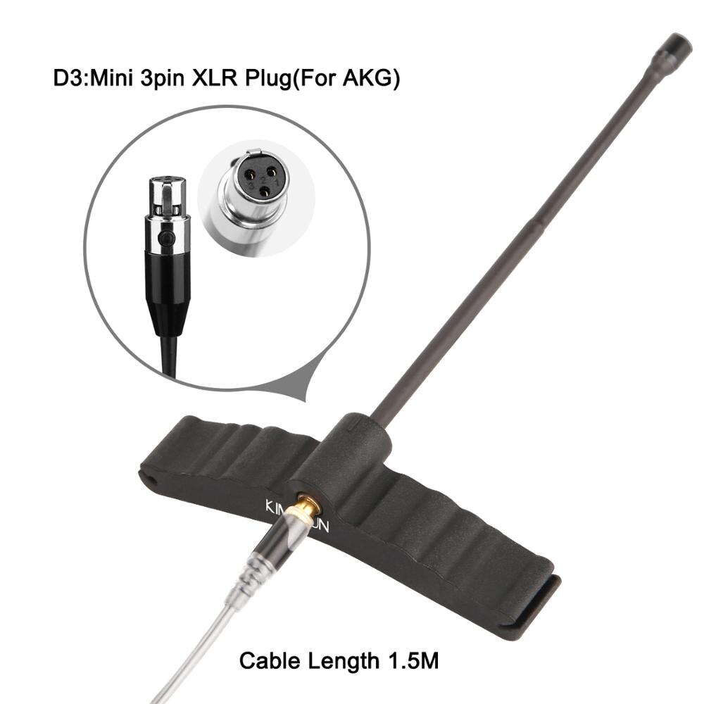 KIMAFUN Mini Musical Instrument Mic Cello special microphone stage performance wired instrument microphone: KM-CX410 D3