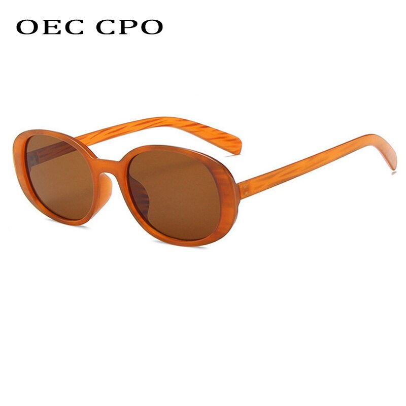 OEC-gafas De Sol con montura pequeña CPO para mujer, lentes ovalados, Estilo Vintage, a la , con UV400, O617