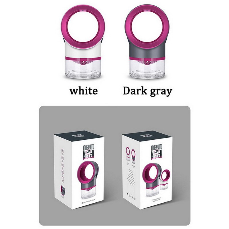 Lågspänning ultraviolett ljus usb myggdödare lampa säker energi energibesparing effektiv fotokatalytisk anti mygg ljus
