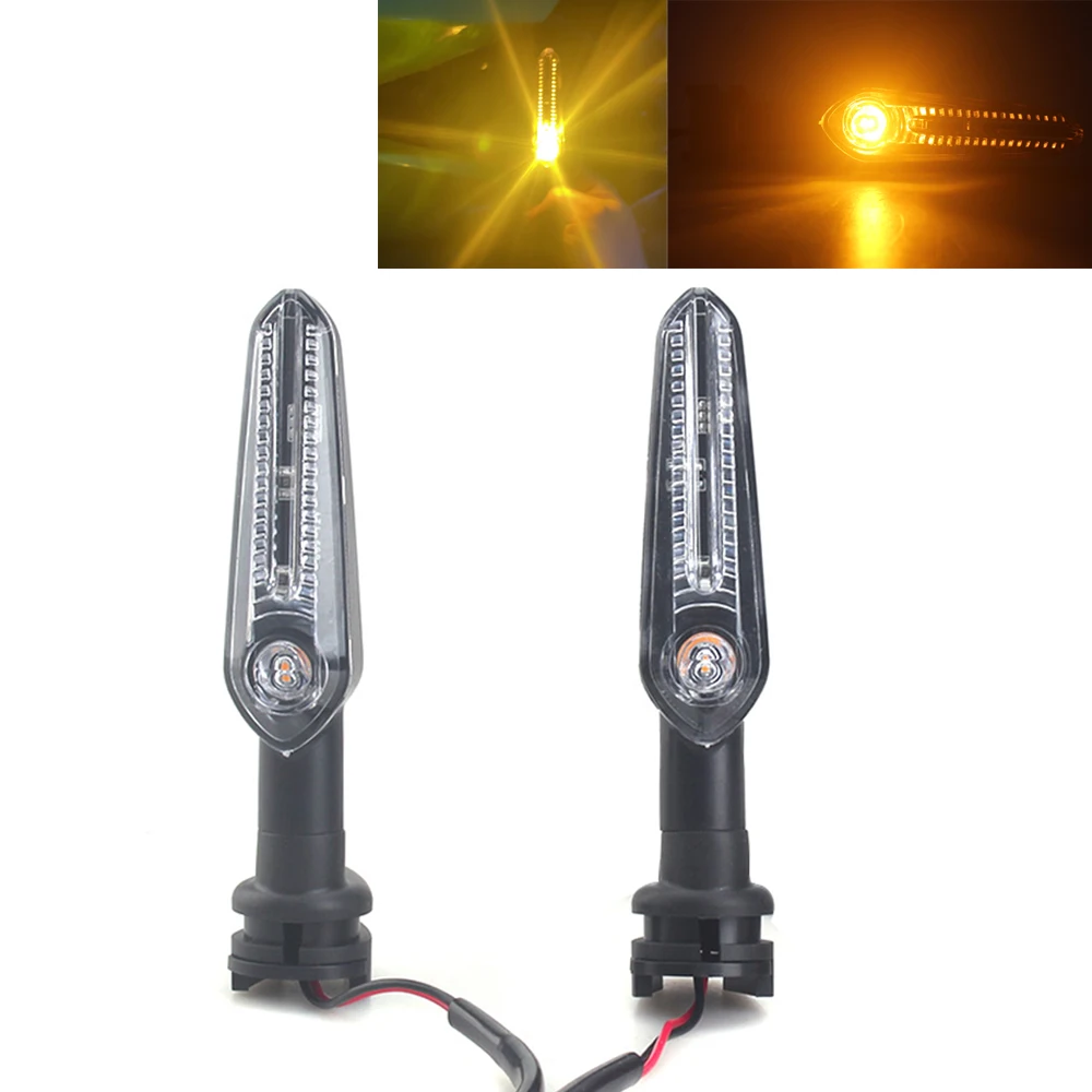 Luz LED de intermitente para motocicleta YAMAHA MT07 Tenere 700 XJ6 FZ6 MT09 Tracer 900 MT10 MT03 FZ25, intermitente direccional: Default Title