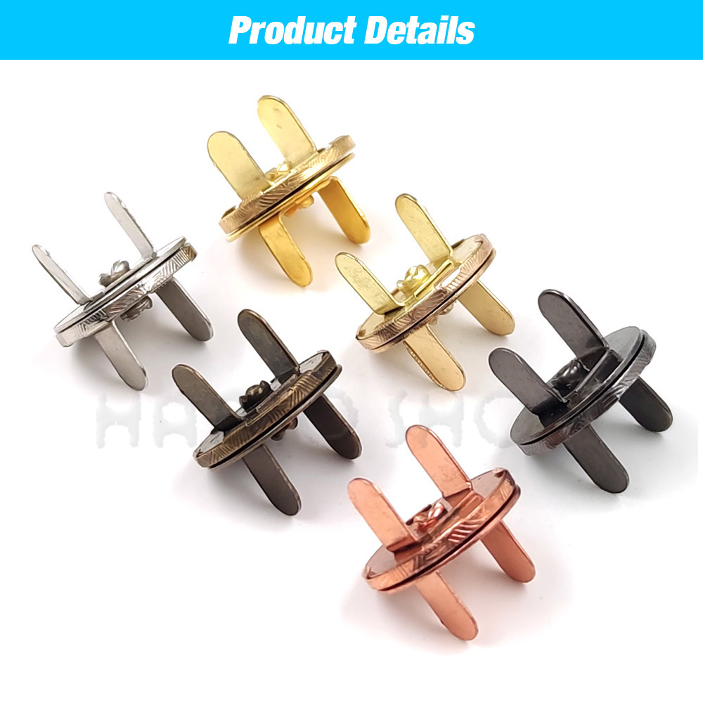 20 zestawów/partia 10mm-18mm guziki magnetyczne torby zapięcie zatrzaski magnes automatyczna adsorpcja cienki portfel przycisk DIY krawiectwo z pudełkiem