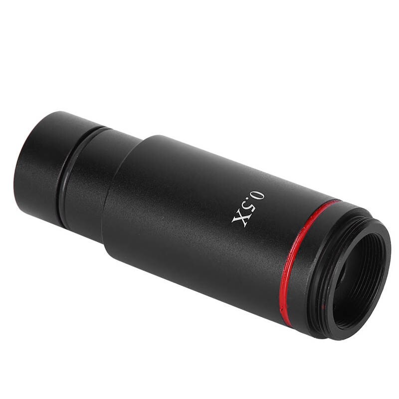 0.5X C Mount Microscope Camera Adapter Lens 25mm for Electronic Eyepiece CCD Camera C‑mount Adapter