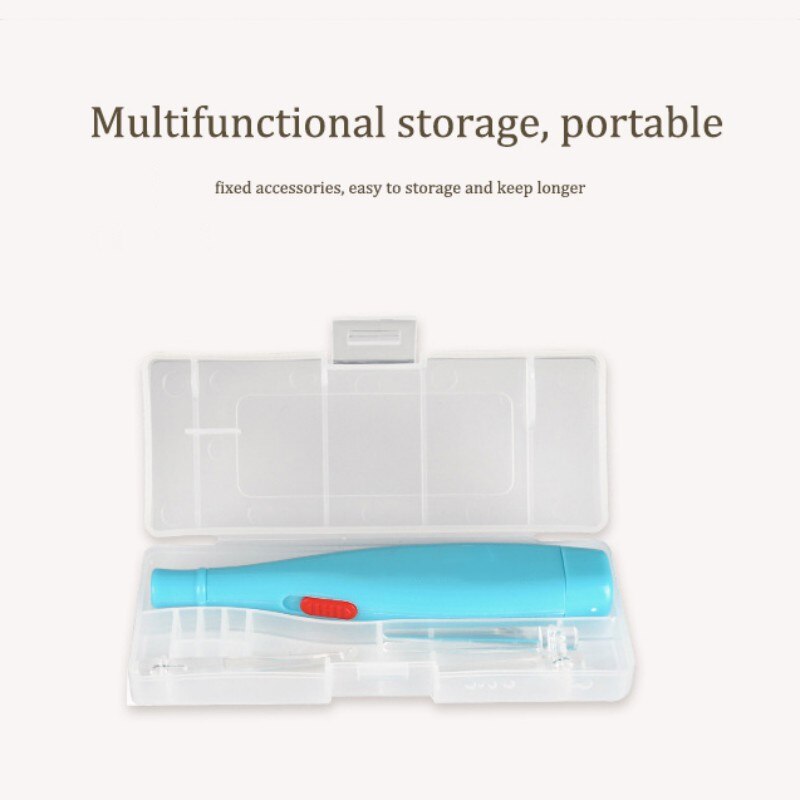 Børn baby pleje kits sikkerhed led flash belysning ørepick ske ørevoks curette remover værktøj sæt tilbehør