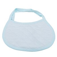 Bavoirs dentelle pour bébés, chiffons pour nourrissons, tissu rose, bleu, jaune, en coton doux, accessoires d'alimentation pour -nés, garçons et filles: Blue