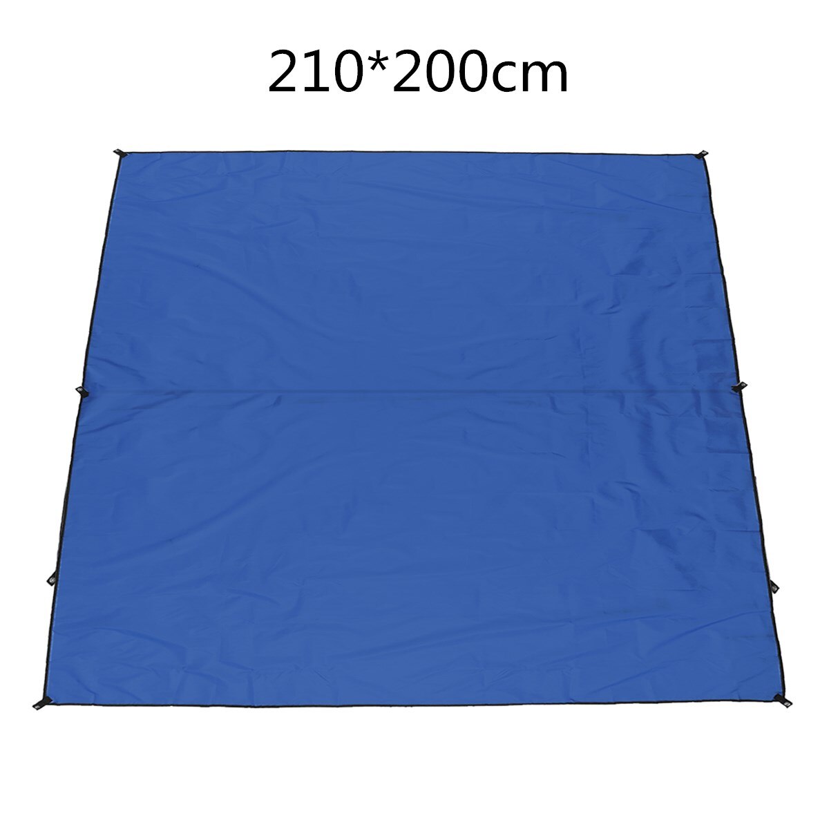 Tente de Camping en plein air parasol pluie soleil abri UV plage auvent auvent abri plage pique-nique tapis tapis tapis de sol tente soleil ombre voiles: Blue 210x200cm