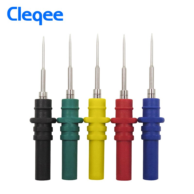 Cleqee P1036B Serie 4 Mm Banana Banana Plug Test Lead Kit Voor Multimeter Met Alligator Clip U-Type & Punctie Testen Probe Kit
